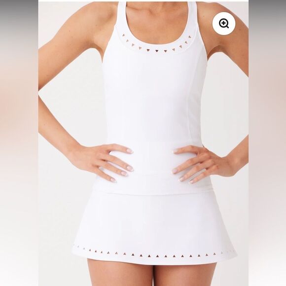 New Gigi C Roberta Tank Top white cutout - Picture 2 of 9